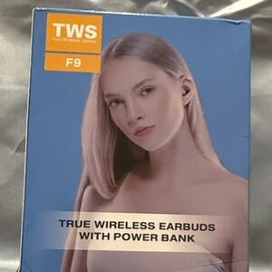 TWS F9 True Wireless Bluetooth Earbuds with Charging Case